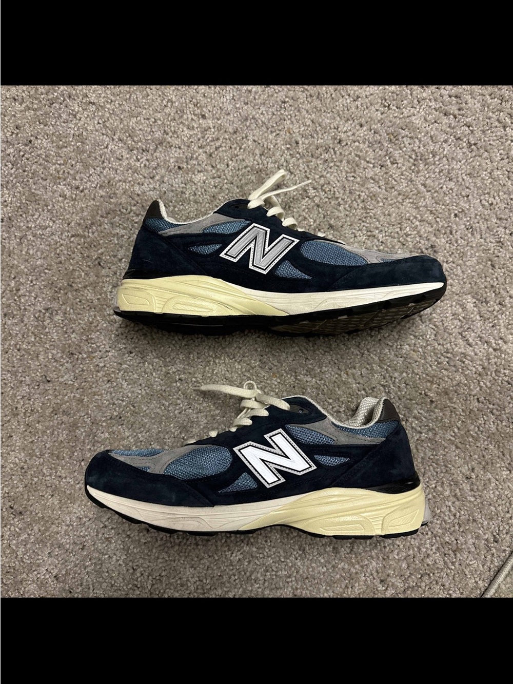 New Balance 990v3 x Teddy Santis made in the USA navy size 12